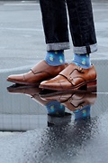 Pine & Dandy Blue Medium-Large Sock Photo (1)