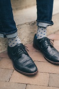 Power Dots Blue Medium-Large Sock Photo (1)