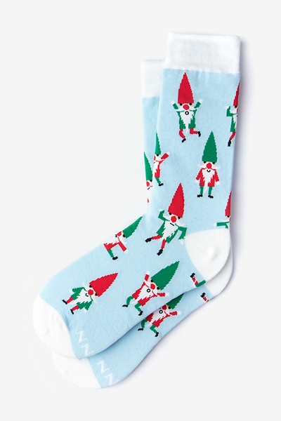 Blue Gnome Sock | Holiday Sock | Ties.com