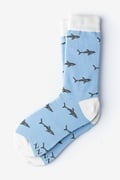 Shark Bait Blue Women's Sock Photo (0)