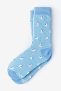 Sail Boat Blue Women's Sock Photo (0)