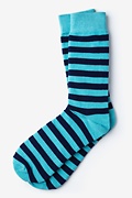 Stanton Stripe Blue Sock Photo (0)