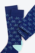 The Cycle Of Life Blue Medium-Large Sock Photo (1)