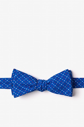 Ashland Blue Skinny Bow Tie