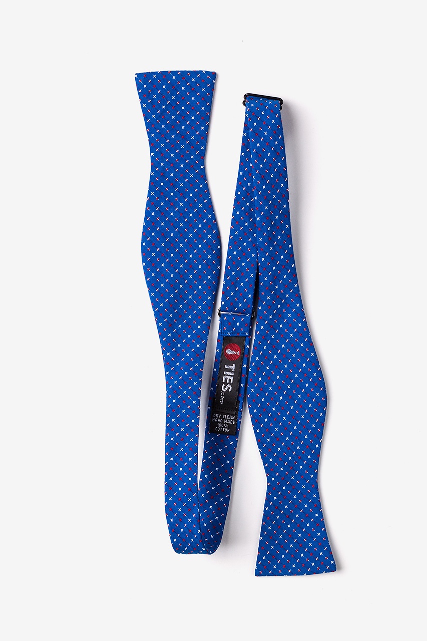Ashland Blue Skinny Bow Tie Photo (1)