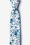 Bellevue Blue Skinny Tie Photo (0)