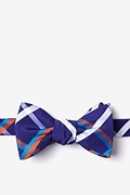 Bellingham Blue Self-Tie Bow Tie Photo (0)