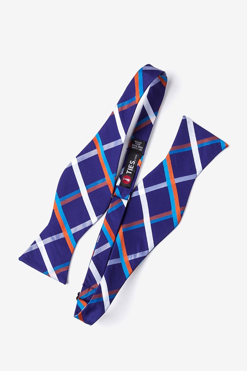 Bellingham Blue Self-Tie Bow Tie Photo (1)