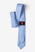 Blue Blair Houndstooth Skinny Tie Photo (2)