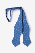 Blue Bradley Diamond Tip Bow Tie Photo (1)