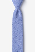 Blue Churchill Skinny Tie Photo (0)