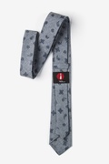 Blue Hunter Paisley Skinny Tie Photo (2)