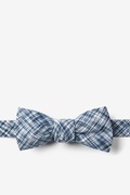 Blue Shah Batwing Bow Tie Photo (0)