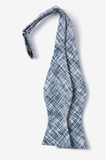 Blue Shah Self-Tie Bow Tie Photo (1)