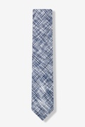 Blue Shah Skinny Tie Photo (1)