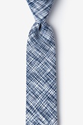 Blue Shah Skinny Tie Photo (0)