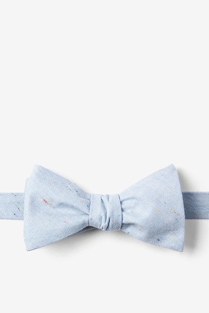 _Blue Simplicity Speckle Self-Tie Bow Tie_