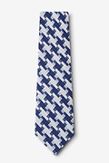 Buckeye Thick Blue Extra Long Tie Photo (1)