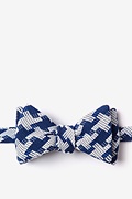 Buckeye Thick Blue Self-Tie Bow Tie Photo (0)