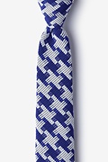 Buckeye Thick Blue Skinny Tie Photo (0)