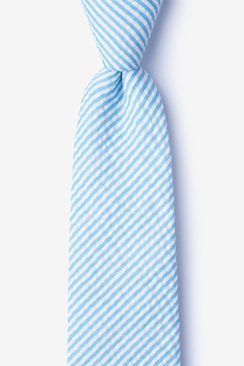 Clyde Blue Extra Long Tie Photo (0)