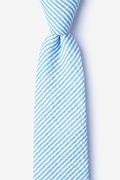 Clyde Blue Extra Long Tie Photo (0)