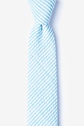 Clyde Blue Skinny Tie Photo (0)