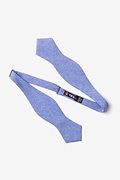 Denver Blue Diamond Tip Bow Tie Photo (1)