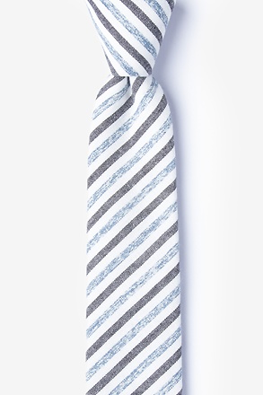 _Englewood Blue Skinny Tie_