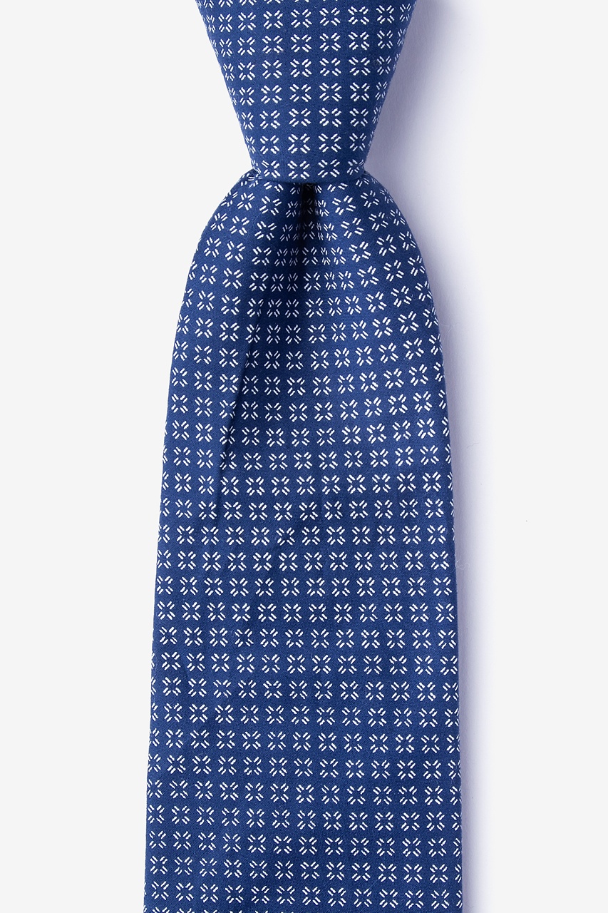 Fayette Blue Extra Long Tie Photo (0)