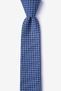 Fayette Blue Skinny Tie Photo (0)