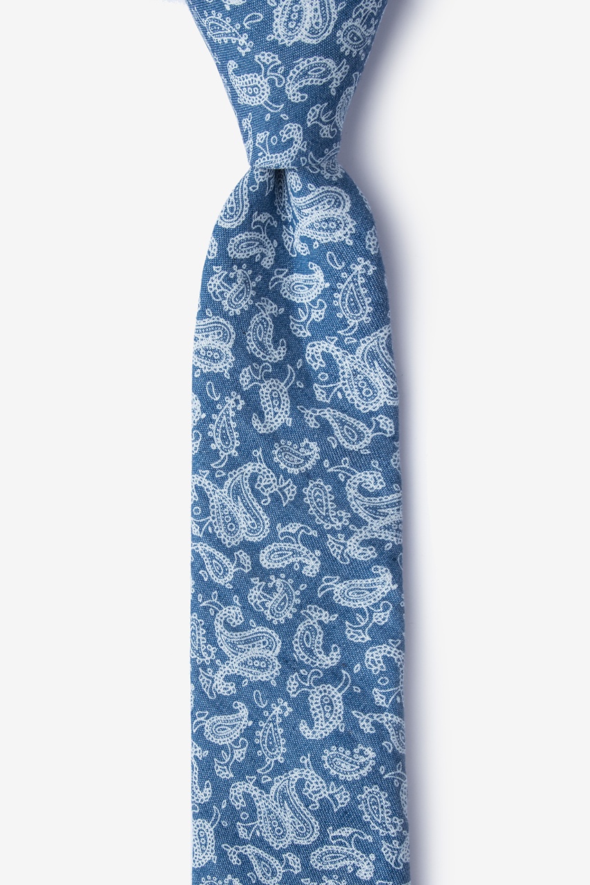 Goddard Blue Skinny Tie Photo (0)