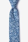 Goddard Blue Skinny Tie Photo (0)
