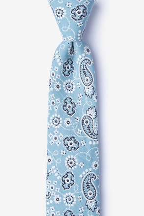 Grove Blue Skinny Tie