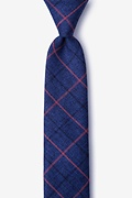 Harley Blue Skinny Tie Photo (0)