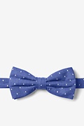 Huntington Polka Dots Blue Pre-Tied Bow Tie Photo (0)