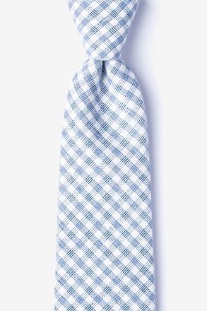 _Huron Blue Extra Long Tie_