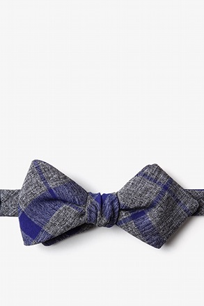 Kirkland Blue Diamond Tip Bow Tie