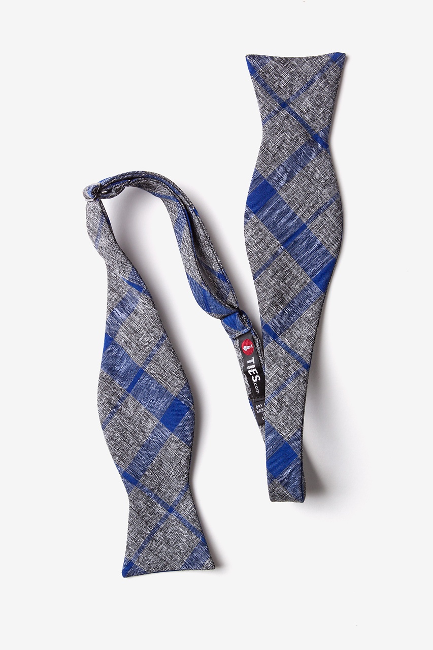 Kirkland Blue Self-Tie Bow Tie Photo (1)