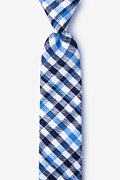Lance Blue Skinny Tie Photo (0)