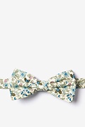 Lennox Floral Blue Pre-Tied Bow Tie Photo (0)