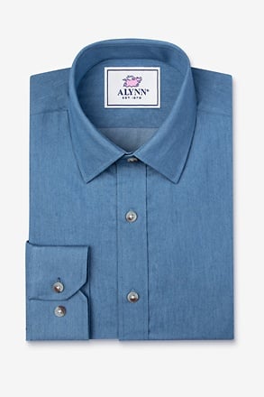 Liam Denim Blue Casual Shirt