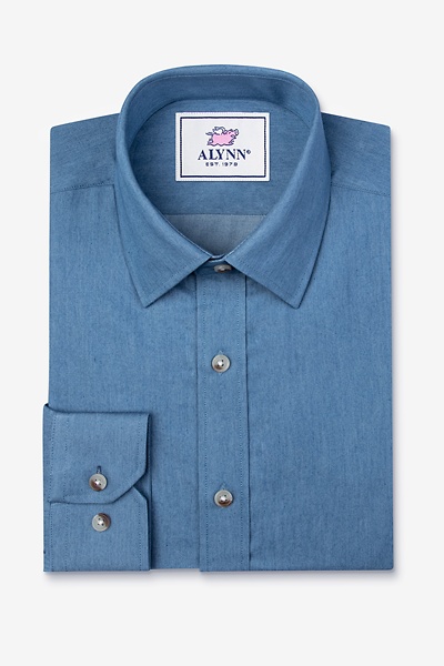 Blue Cotton Liam Denim Casual Shirt