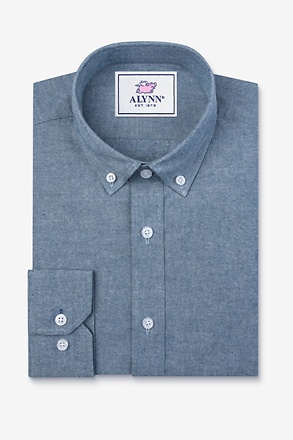 Lucas Blue Business Casual Shirt