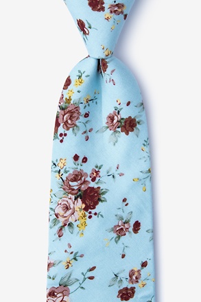 Luther Blue Extra Long Tie