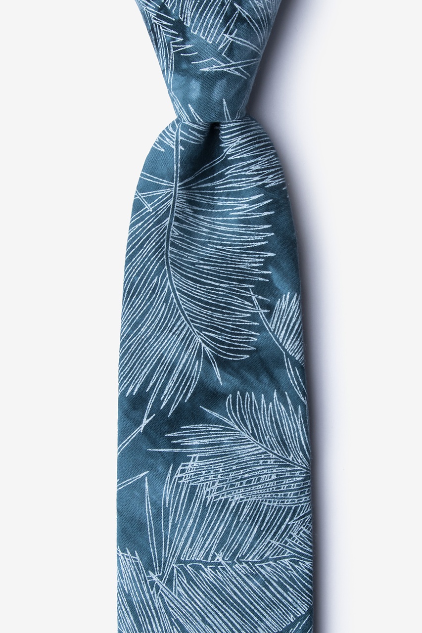 Medina Blue Extra Long Tie Photo (0)