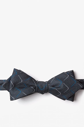 _Mesa Blue Diamond Tip Bow Tie_