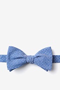 Nixon Blue Self-Tie Bow Tie Photo (0)