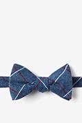 Phoenix Blue Self-Tie Bow Tie Photo (0)