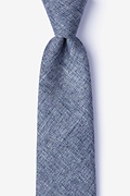 Port Blue Extra Long Tie Photo (0)